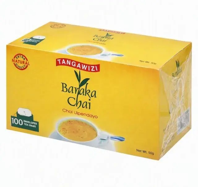 Baraka Chai Catering Tangawizi Tea Bag 100'S
